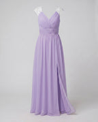 Luna | Vestido de Noite Feminino Decote V Longo