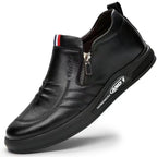 Mocassins em Couro para Homem | Zíper, Conforto Elegante