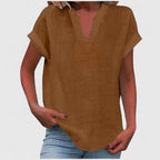 Posy | Blusa Feminina Manga Curta Decote V