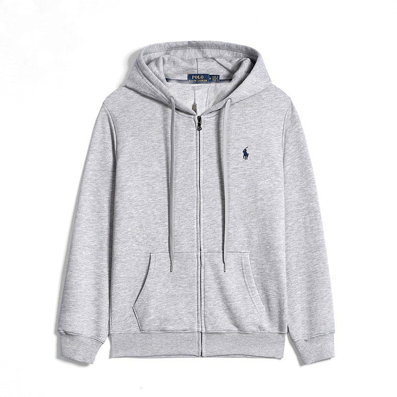 Thea | Homem Sweatshirt Casual Capuz Fecho Éclair