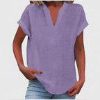 Posy | Blusa Feminina Manga Curta Decote V