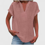 Posy | Blusa Feminina Manga Curta Decote V