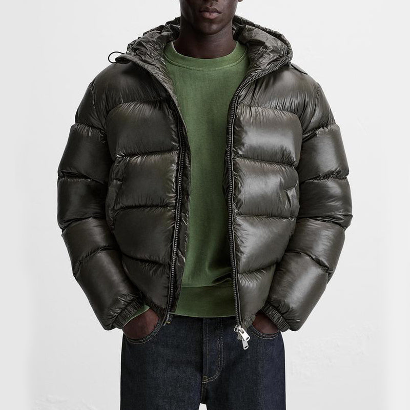 Ottavia | Homem Puffer Jacket com Capuz