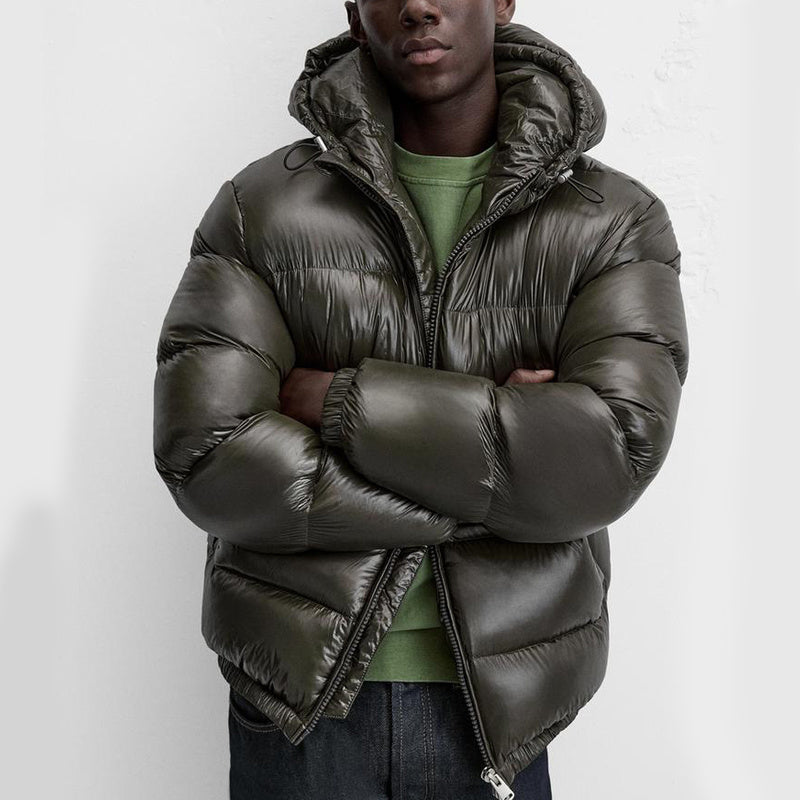Ottavia | Homem Puffer Jacket com Capuz