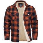 Valentina | Camisa Jaqueta Masculina Xadrez com Forro Sherpa