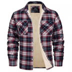 Valentina | Camisa Jaqueta Masculina Xadrez com Forro Sherpa