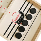 Soraya | Jogo 2 em 1 Futebol de Mesa & Shuffleboard | Madeira, Multifuncional | Para Todas as Idades