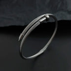 Sage | Pulseira Aço Inoxidável Ajustável Design Prego