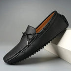 Thea | Mocassins Couro Leve Bico Redondo