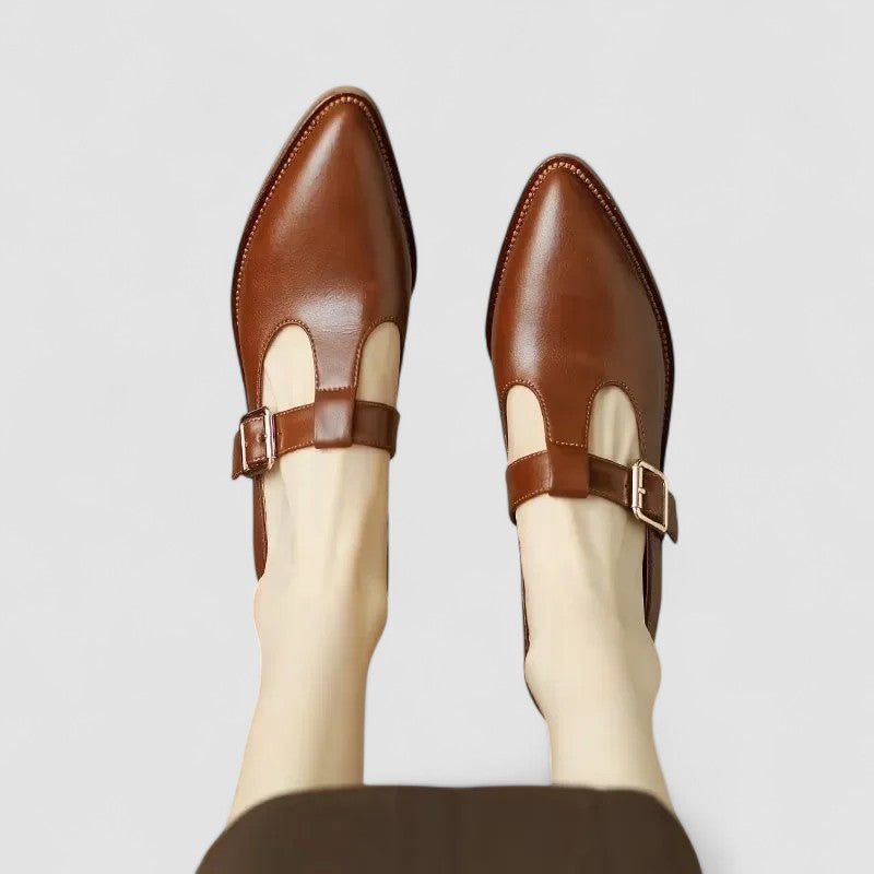 Yasmin | Sapatos Mary Jane Femininos Salto Bloco Baixo