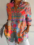 Odette | Blusa Feminina Estampada Colorida
