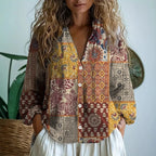 Dione | Blusa Feminina Estampa Natural Relaxada