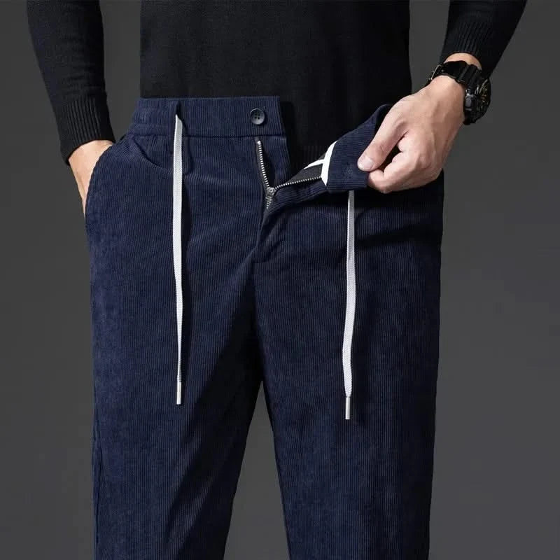 Esma | Calças Chino Corduroy Ajuste Slim