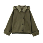 Casaco Tricotado | Comprido, Estilo Trench, Curto