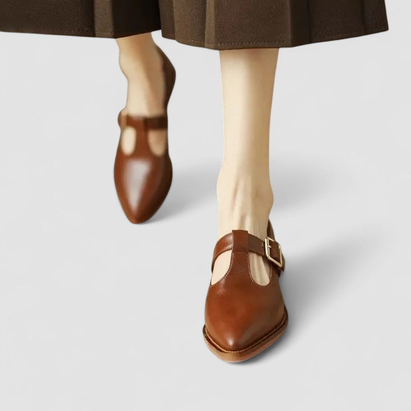 Yasmin | Sapatos Mary Jane Femininos Salto Bloco Baixo