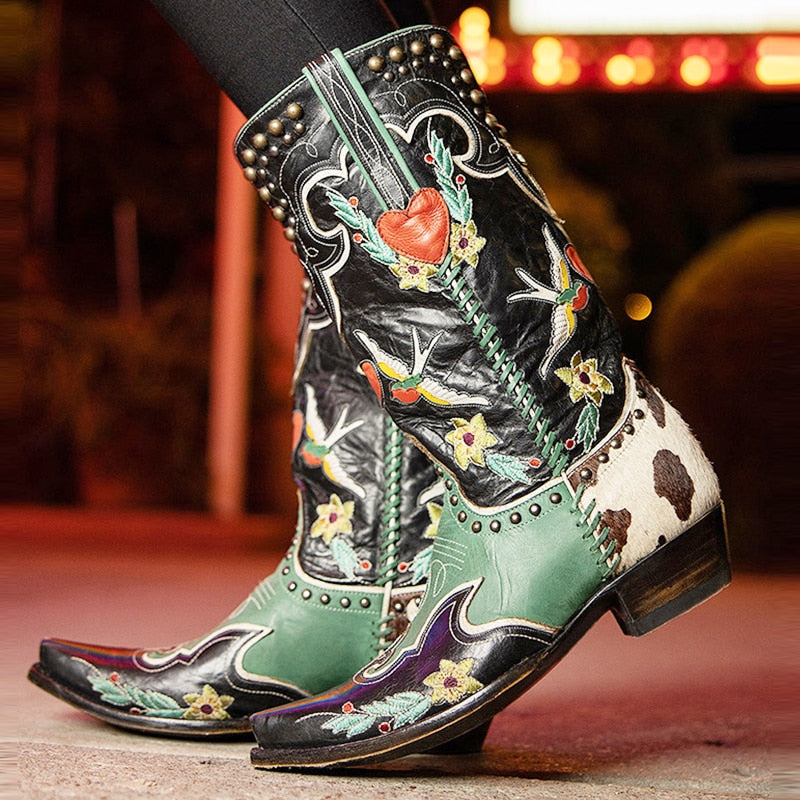 Jade | Mulher Botas Cowboy