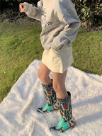 Jade | Mulher Botas Cowboy