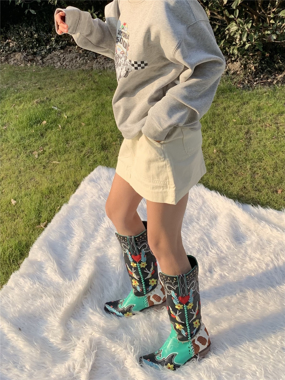 Jade | Mulher Botas Cowboy