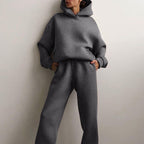 Marlowe | Conjunto de Jogging Feminino Oversize 2 Peças