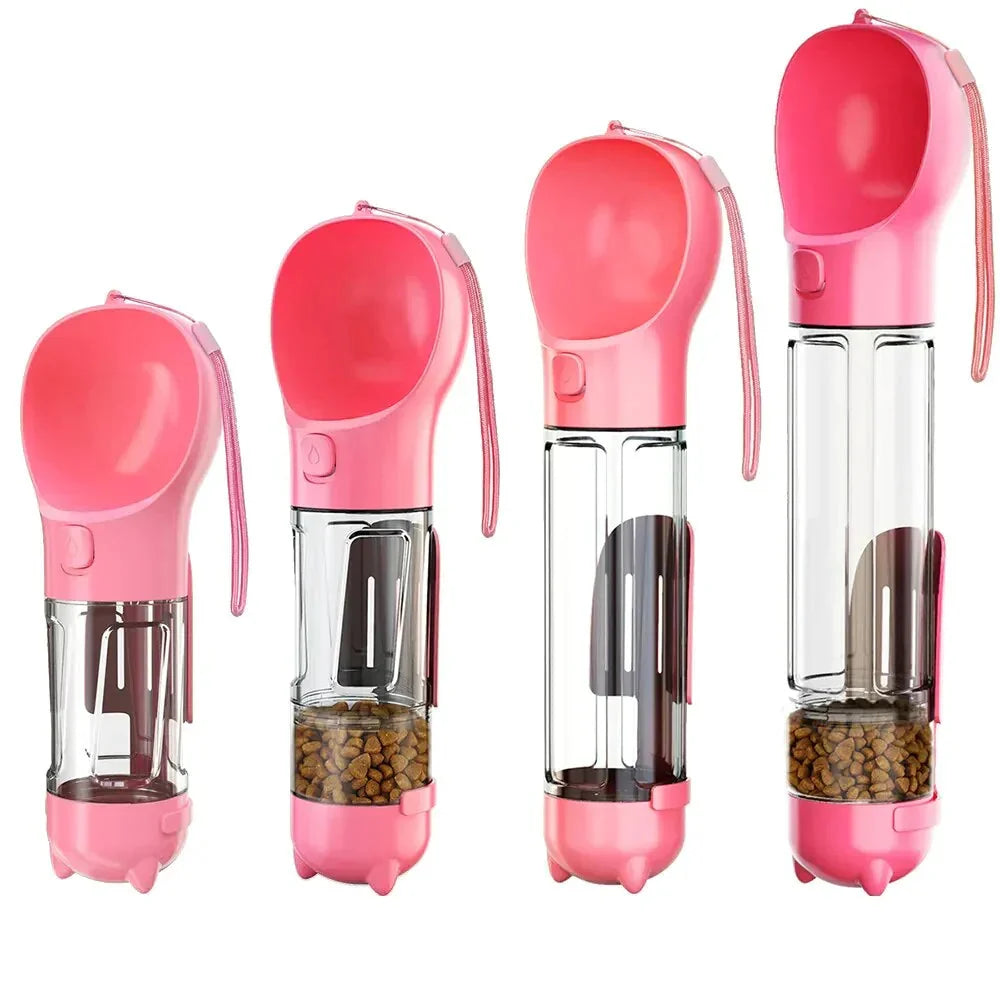 Sorrel | Garrafa de Água para Cães 3 em 1 | Dispensador de Sacos, Armazenamento | BPA-Free, Portátil