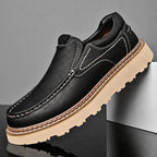 Mocassins de Couro Masculinos | Conforto Ortopédico, Antiderrapante | Iris