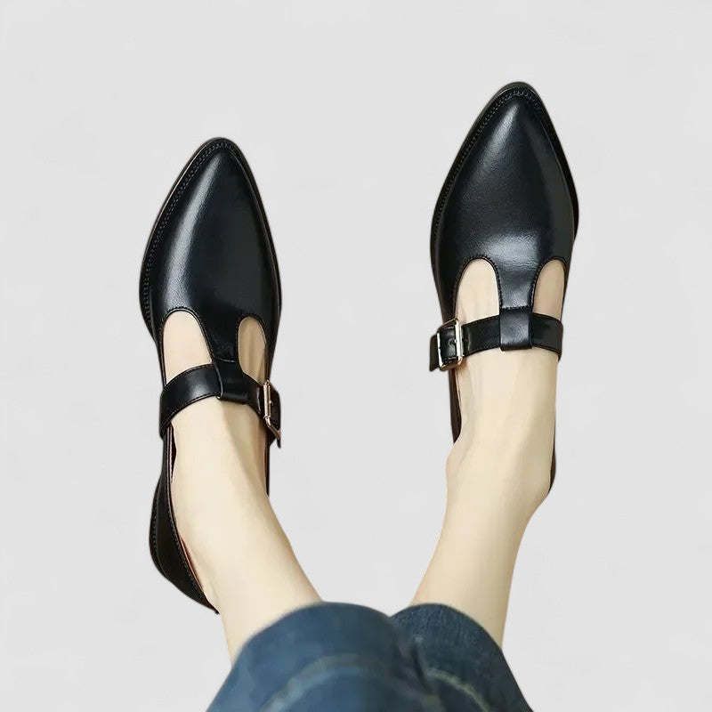 Yasmin | Sapatos Mary Jane Femininos Salto Bloco Baixo