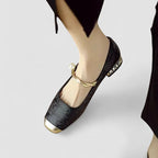 Thea | Sapatos Mary Jane Ortopédicos Salto Bloco Baixo