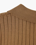 Homem Polo Tricot Algodão Canelado
