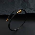 Sage | Pulseira Aço Inoxidável Ajustável Design Prego