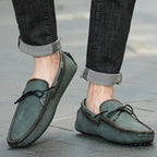 Thea | Mocassins Couro Leve Bico Redondo
