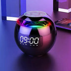 Giselle | Colunas Bluetooth com Relógio Digital | Despertador, Luz LED, para Quarto