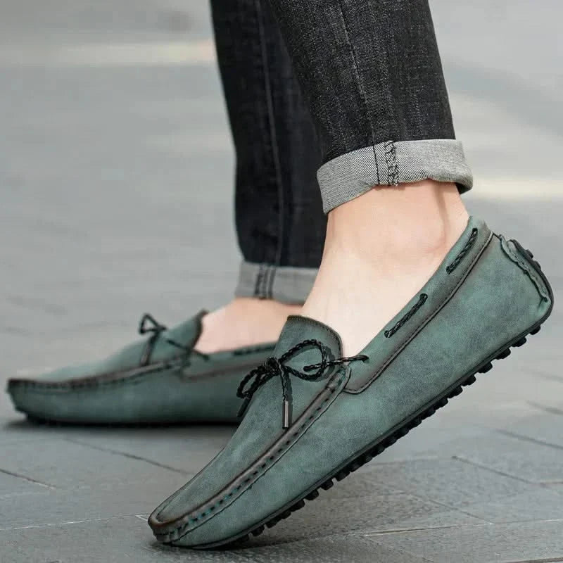 Thea | Mocassins Couro Leve Bico Redondo