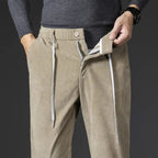 Esma | Calças Chino Corduroy Ajuste Slim