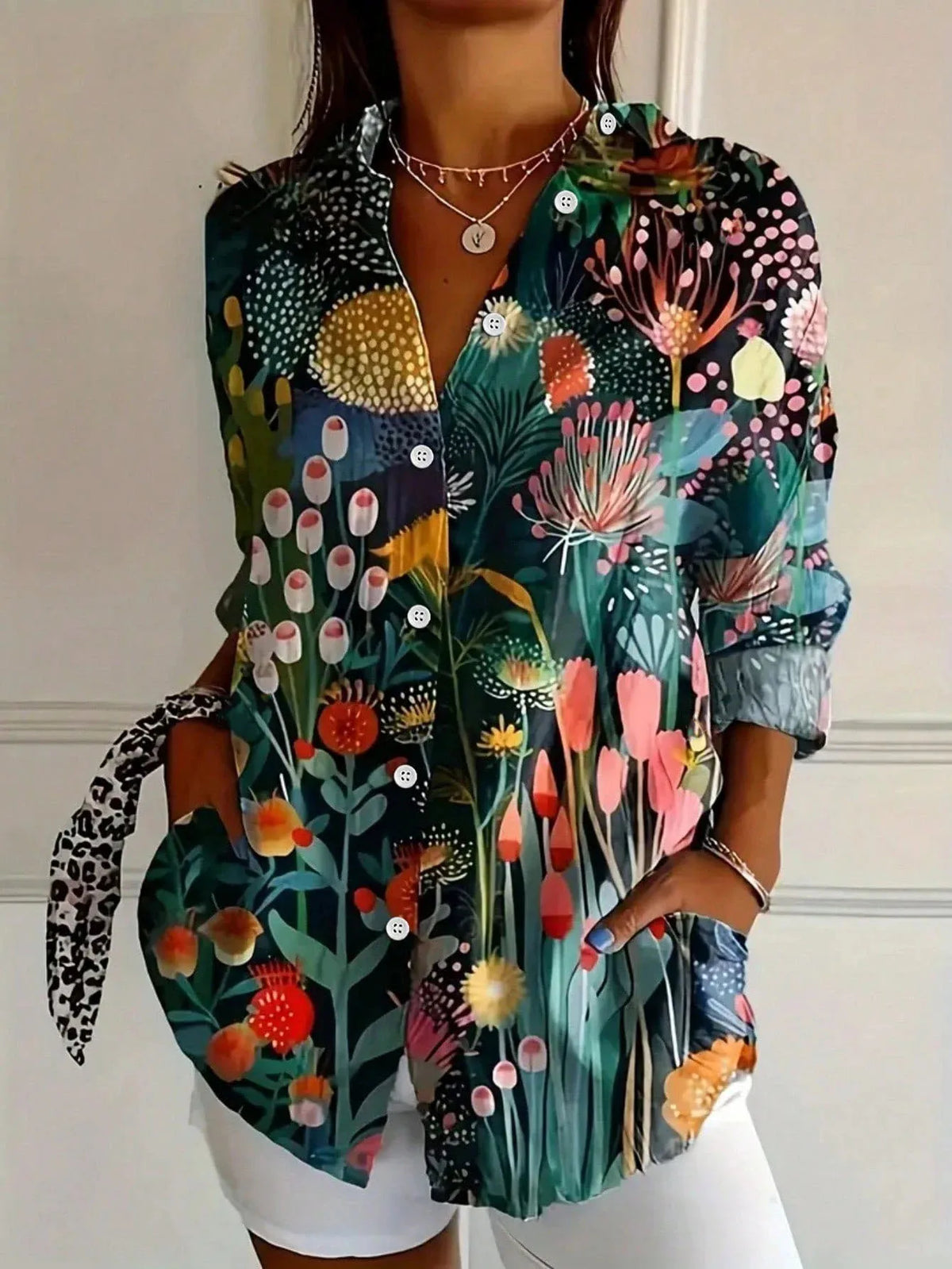 Odette | Blusa Feminina Estampada Colorida
