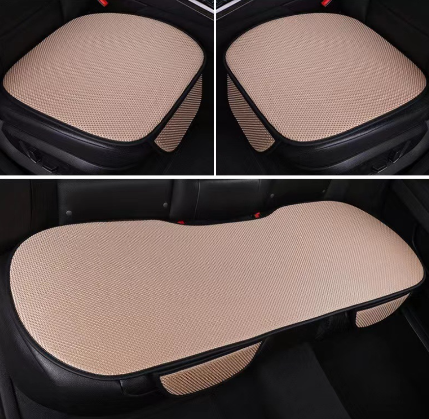 Yasmin | Capas de Assento para Carro | Conjunto 3 Peças, Antiderrapante, Efeito Massagem