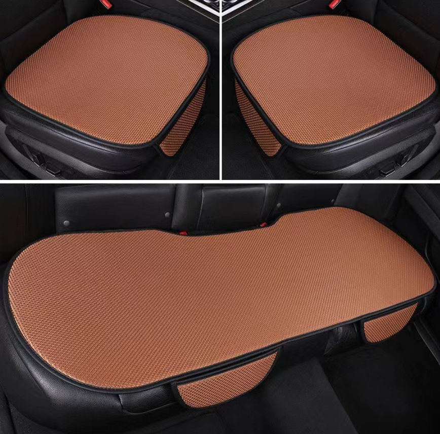 Yasmin | Capas de Assento para Carro | Conjunto 3 Peças, Antiderrapante, Efeito Massagem