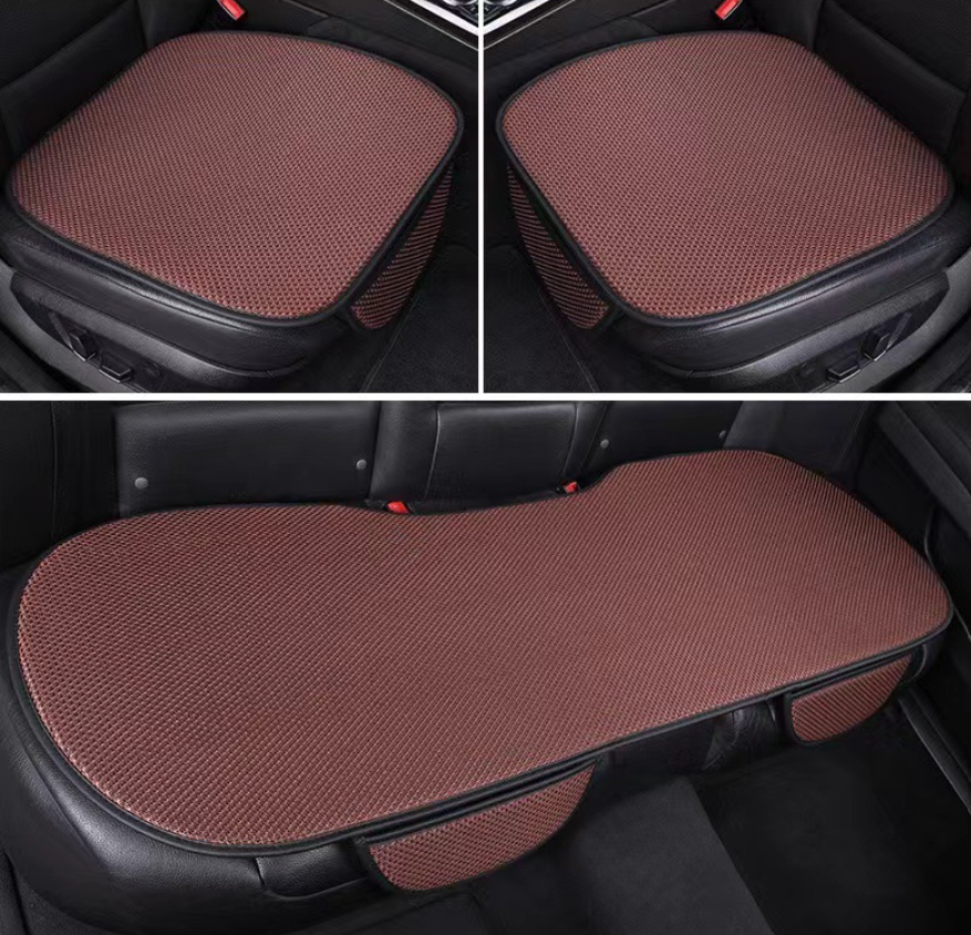 Yasmin | Capas de Assento para Carro | Conjunto 3 Peças, Antiderrapante, Efeito Massagem