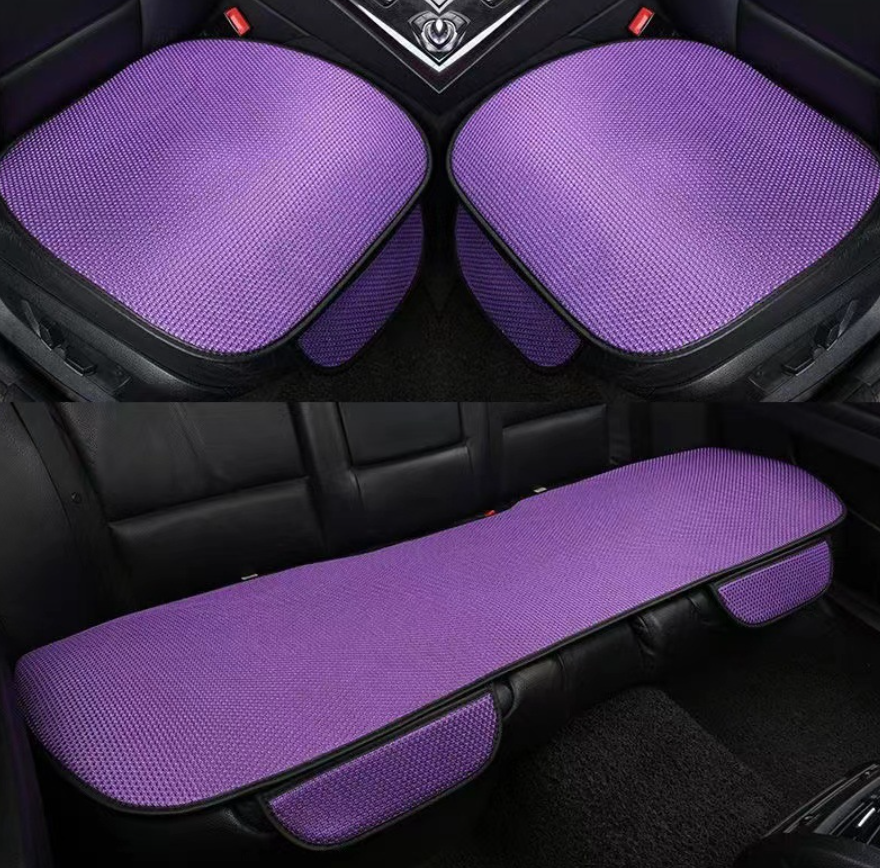 Yasmin | Capas de Assento para Carro | Conjunto 3 Peças, Antiderrapante, Efeito Massagem