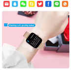Smartwatch Feminino Monitor de Saúde Slim