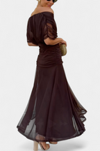Selene | Vestido Floral Feminino Decote V Saia Longa