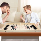 Soraya | Jogo 2 em 1 Futebol de Mesa & Shuffleboard | Madeira, Multifuncional | Para Todas as Idades