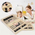 Soraya | Jogo 2 em 1 Futebol de Mesa & Shuffleboard | Madeira, Multifuncional | Para Todas as Idades