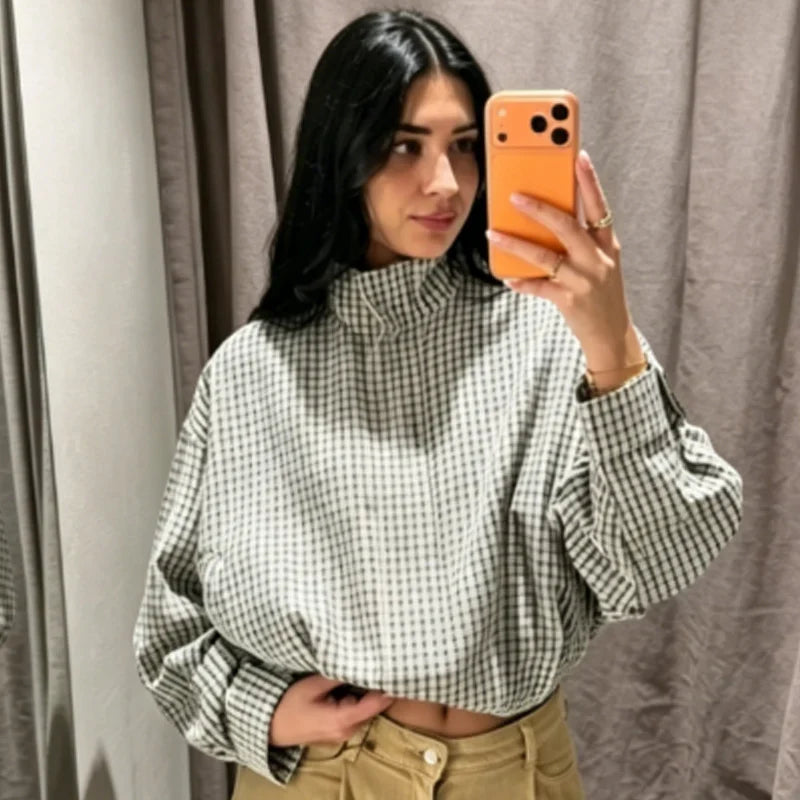 Jaqueta Feminina Bomber | Manga Longa, Cinza, Casual