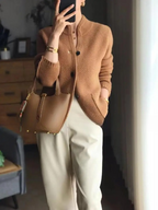 Faye | Cardigan Feminino Caxemira Botões Clássico