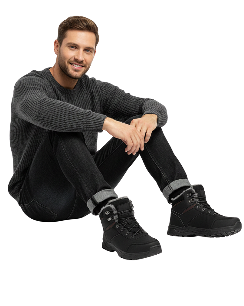 Hazel | Homem Botas de Inverno Forro Antiderrapante