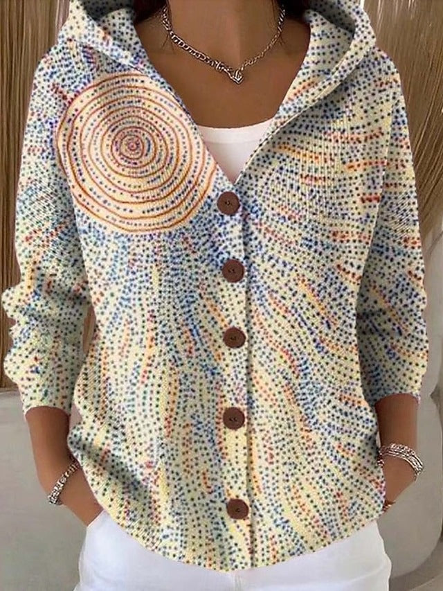 Kira | Mulher Cardigan com Capuz e Botões