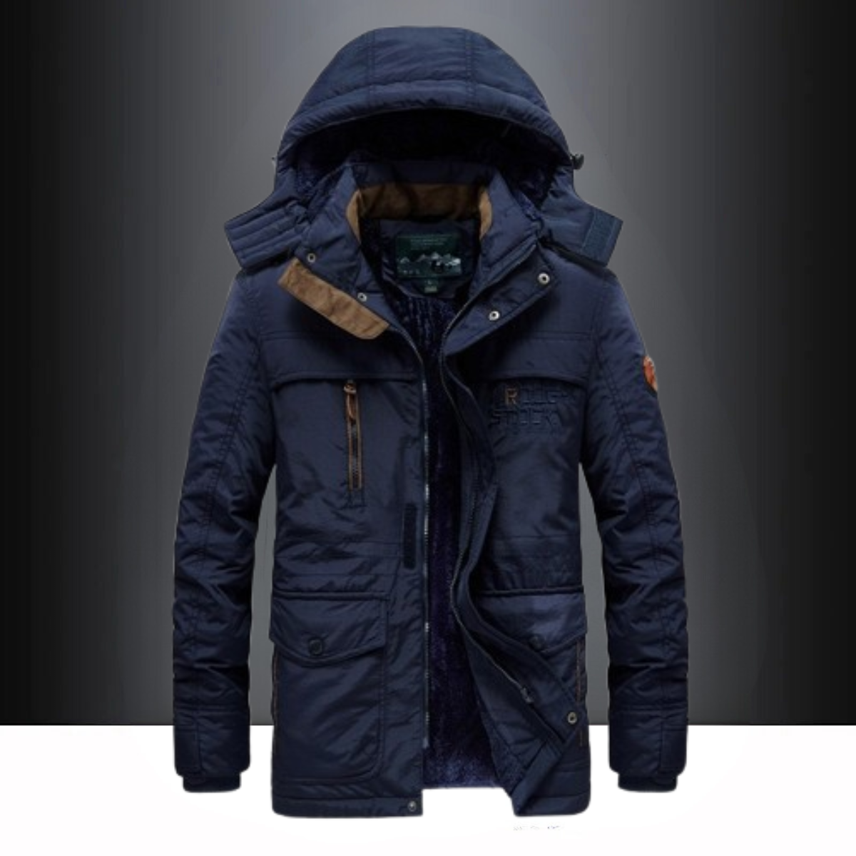 Maren | Homem Parka de Inverno com Capuz Ajustável