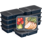 Marlow | Recipientes Alimentares Reutilizáveis | Conjunto 20 Peças, 2 Compartimentos | Sem BPA