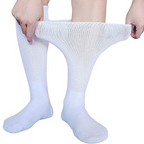 Sage | Meias Extra Largas Linfedema Diabetes Sem Compressão 2 Pares