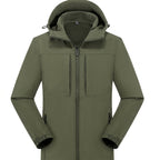Jaqueta Impermeável Homem | Softshell Respirável, Proteção Chuva